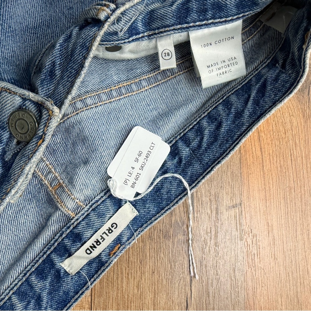 GRLFRND Karolina Wo’s Size 28 High Waist Skinny Jeans Distressed  Relaxed Length - Picture 7 of 9
